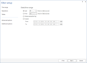 ApexSQL Log screenshot 7