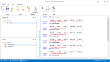 ApexSQL Propagate screenshot