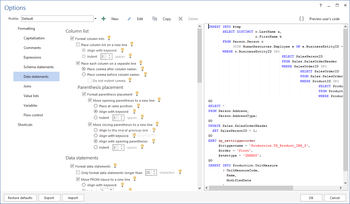 ApexSQL Refactor screenshot 10