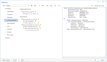 ApexSQL Refactor screenshot 9