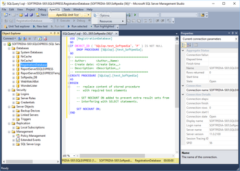 ApexSQL Unit Test screenshot