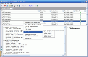 API Monitor screenshot