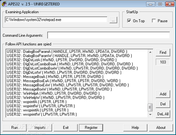 API Spy screenshot