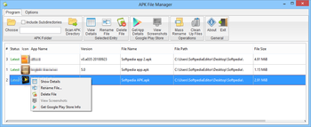APK File Manager screenshot 2