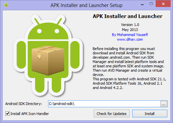 APK Installer and Launcher screenshot