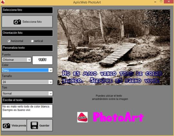 AplicWeb PhotoArt  screenshot