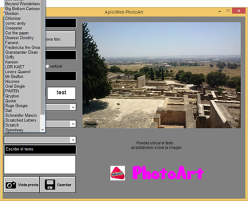 AplicWeb PhotoArt  screenshot 3