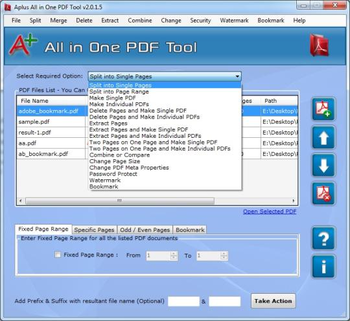 Aplus Combo PDF Tools screenshot