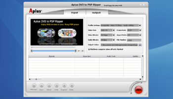 Aplus DVD to PSP Ripper screenshot
