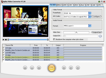 Aplus Video converter screenshot 3