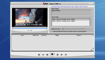 Aplus Video to Portable Media Player screenshot