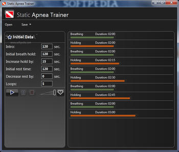 ApneaStaticTrainer screenshot