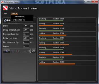 ApneaStaticTrainer screenshot 2