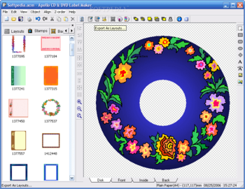 Apollo CD & DVD Label Maker screenshot