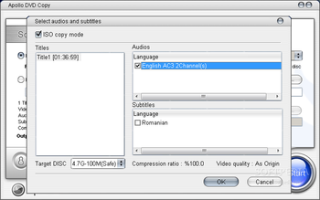 Apollo DVD Copy screenshot 2