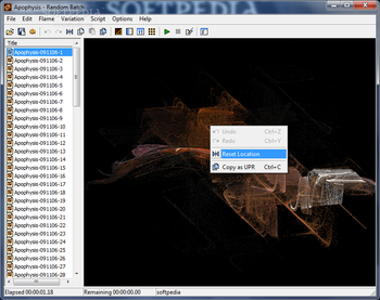 Apophysis screenshot 2