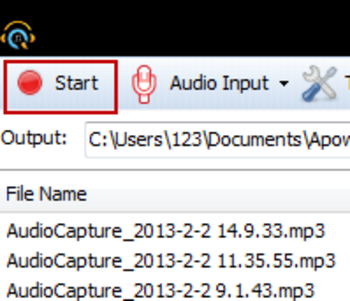 Apowersoft Free Audio Recorder screenshot