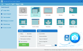 Apowersoft Free Screen Capture screenshot