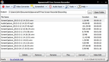 Apowersoft Free Screen Recorder screenshot