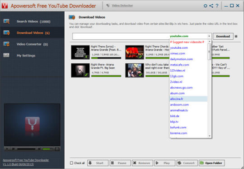 Apowersoft Free YouTube Downloader screenshot