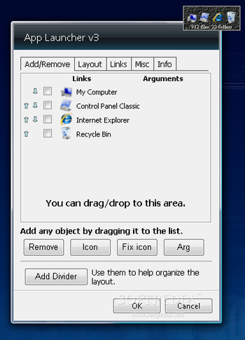App Launcher Vista Gadget screenshot 2