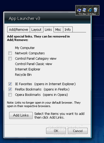 App Launcher Vista Gadget screenshot 4
