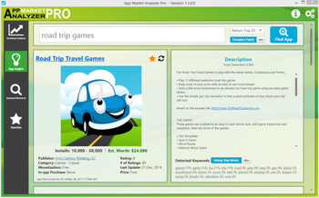 App Market Analyzer screenshot