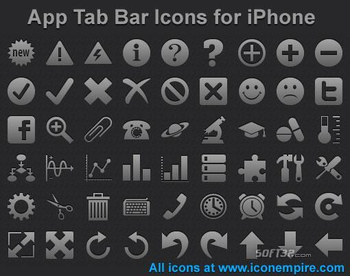 App Tab Bar Icons for iPhone screenshot 2