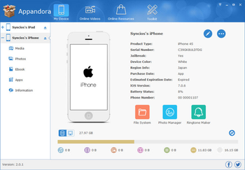 Appandora screenshot