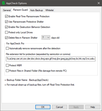 AppCheck Anti-Ransomware screenshot 7