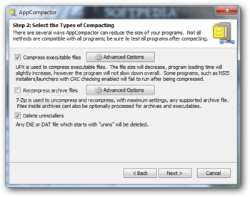 AppCompactor screenshot 2