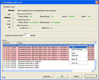 AppGuard screenshot