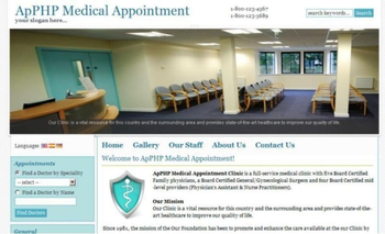 ApPHP Medical Appointment screenshot