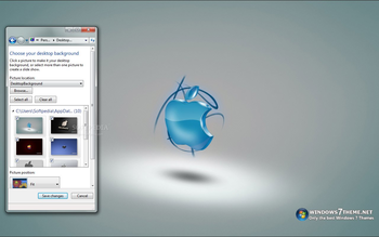 Apple 3D Windows 7 Theme screenshot