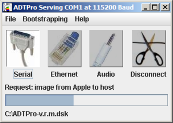 Apple Disk Transfer ProDOS  screenshot