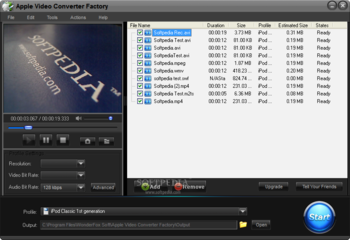 Apple Video Converter Factory screenshot