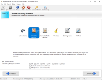 AppleXsoft Data Recovery Pro screenshot 3