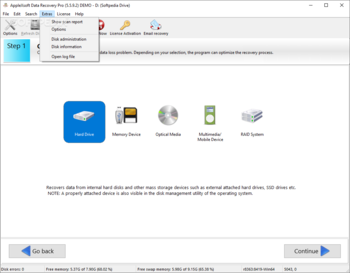 AppleXsoft Data Recovery Pro screenshot 9