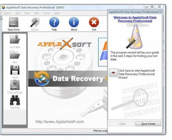 AppleXsoft Data Recovery Professional screenshot 2