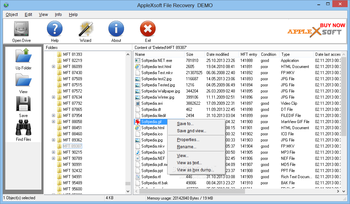 AppleXsoft File Recovery screenshot