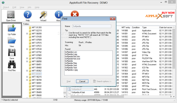 AppleXsoft File Recovery screenshot 2