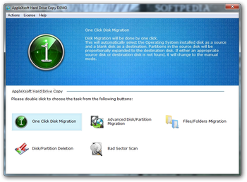 AppleXsoft Hard Drive Copy screenshot