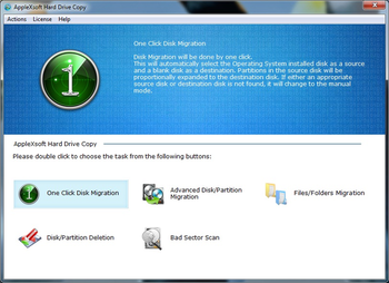 AppleXsoft Hard Drive Copy screenshot