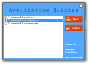 Application Blocker screenshot