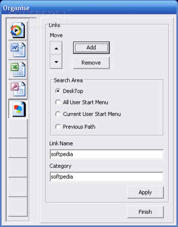 Application LaunchPad XP screenshot 2
