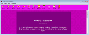 Applying Eyeshadows screenshot 2