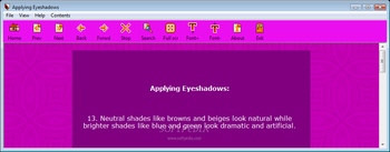 Applying Eyeshadows screenshot 3