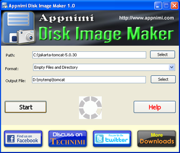 Appnimi Disk Image Maker screenshot 2