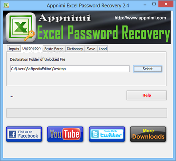 Appnimi Excel Password Recovery screenshot 2