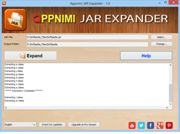 Appnimi JAR Expander screenshot